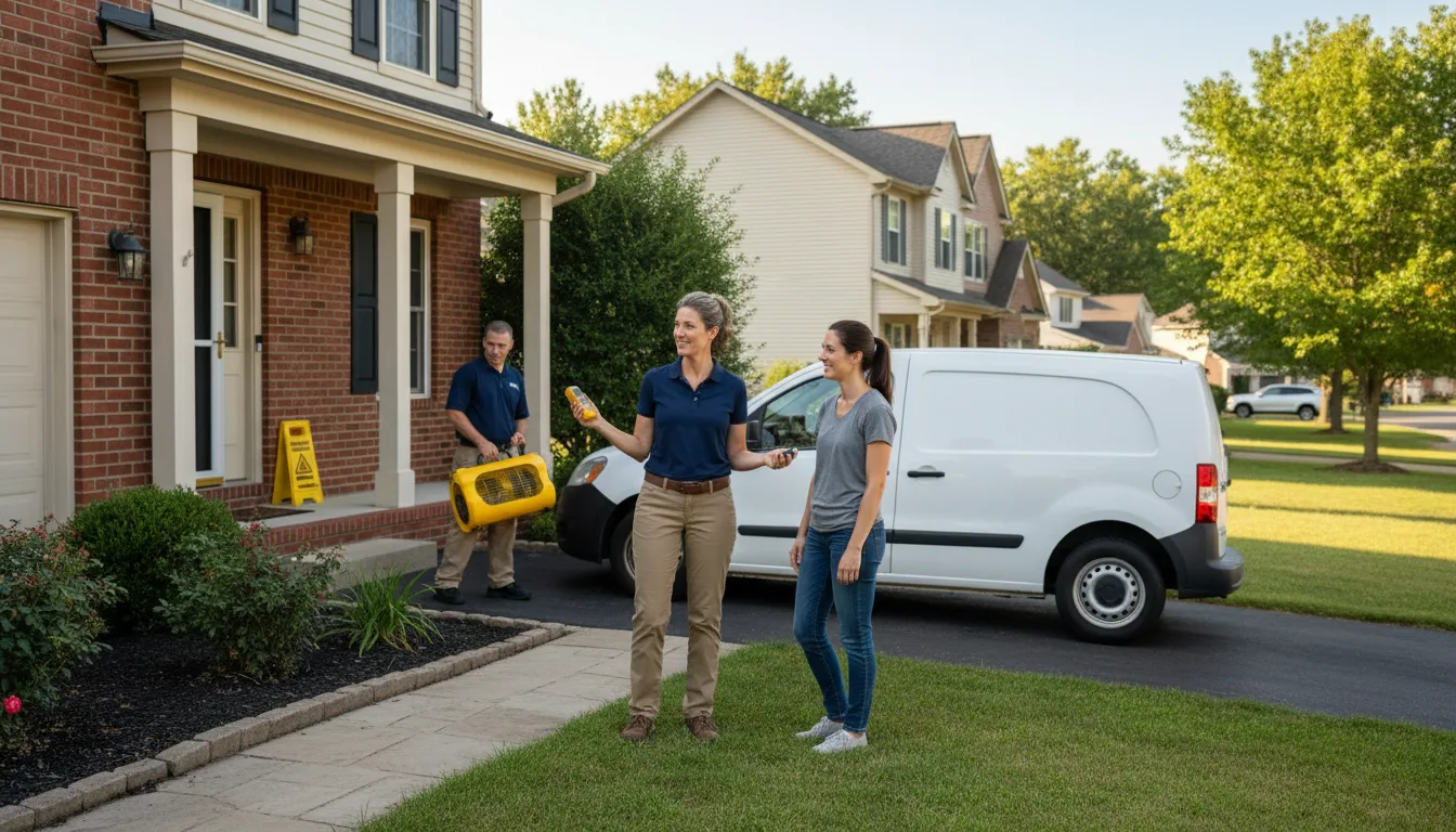 Residential water damage restoration in Parachute, CO
